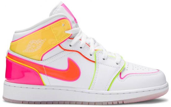 Jordan 1 Mid Edge Glow Big Kids Style : Cv4611-100