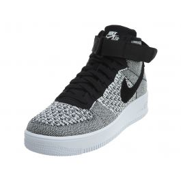 Nike Af1 Ultra Flyknit Mid Black/Black-White-005