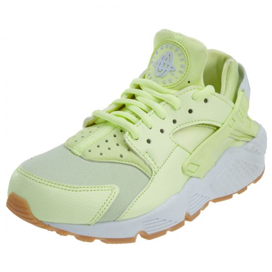 Nike Air Huarache Run Barely Volt White Gum Yellow (W)-702