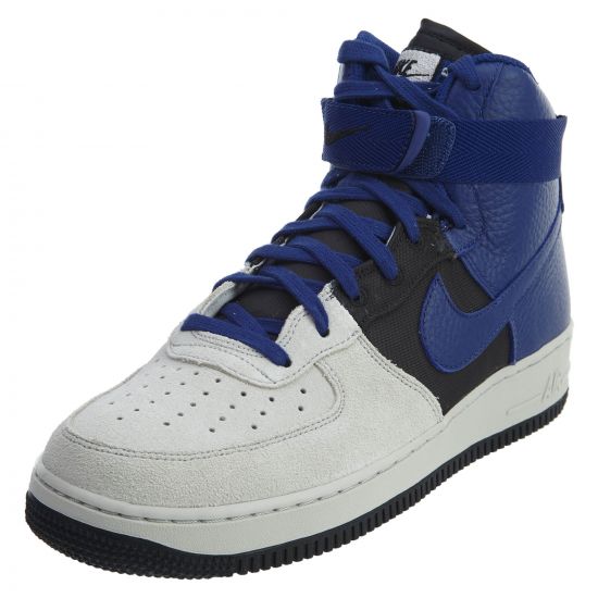 Nike Air Force 1 High '07 Lv8 Pure Platinum/Deep Royal Blue
-009