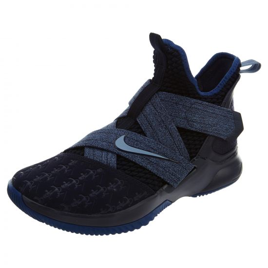 Nike Lebron Soldier XII Shoes Blackened Blue Mens Style :AO2609