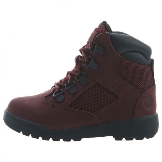 Timberland 6" Field Boots Toddlers Style : Tb0a1at2-Burgundy