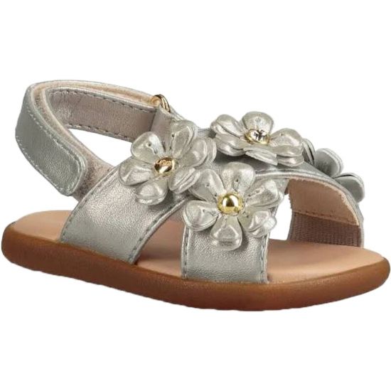 UGG Girls I Allairey Shimmer Flat Sandal Cribs Style: 1092397I-SLVR