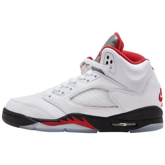 Jordan 5 Retro Fire Red Silver Tongue 2020 (GS) style :440888