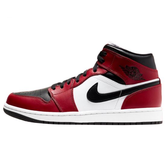 Jordan 1 Mid Chicago Black Toe Big Kids Style : 554725-069