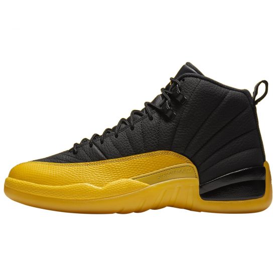 Jordan 12 Retro Black University Gold Mens Style : 130690-070