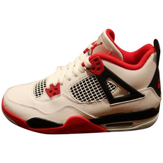 Jordan 4 Retro Fire Red 2020 Big Kids Style : 408452-160