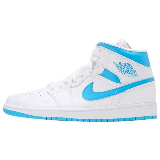 Jordan 1 Mid Unc Womens Style : Bq6472-114