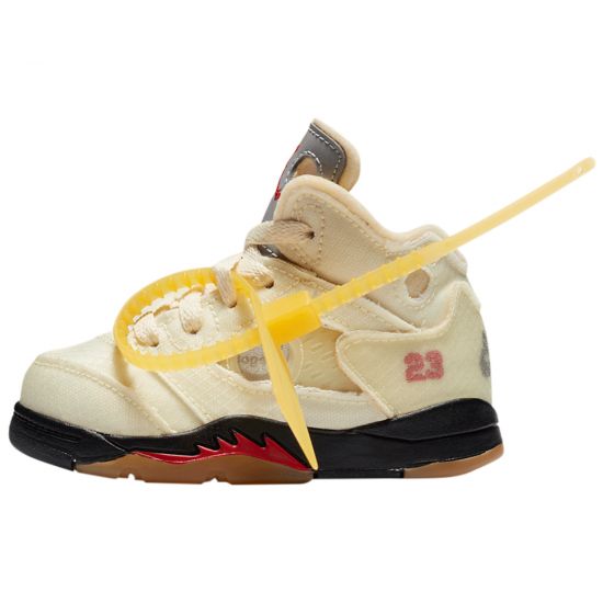 Jordan 5 Retro Off-white Sail Toddlers Style : Cv4828-100