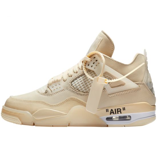 Jordan 4 Retro Off-white Sail Mens Style : Cv9388-100