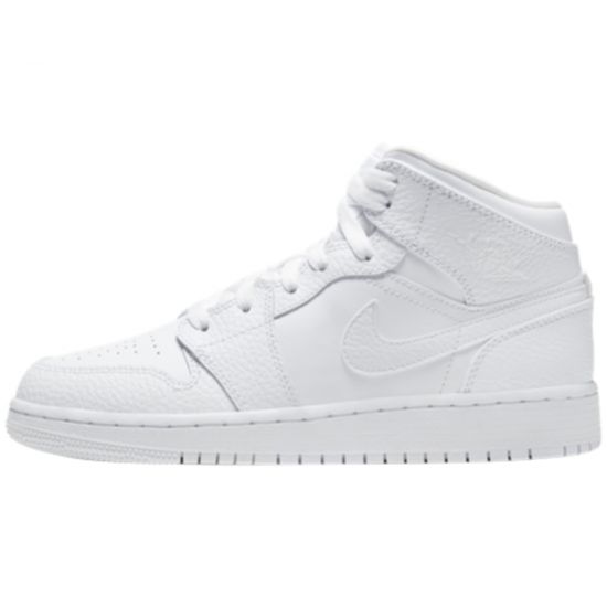 Jordan 1 Mid Big Kids Style : 554725-130