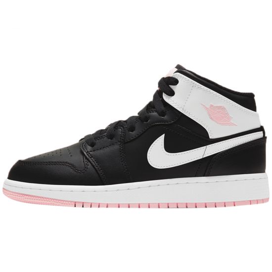 Jordan 1 Mid Big Kids Style : 555112-061