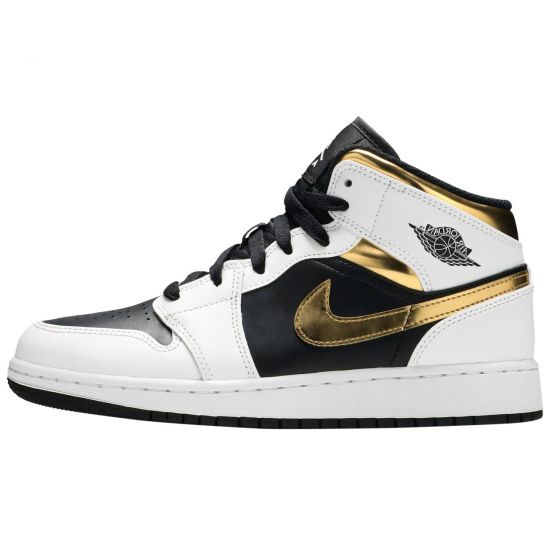 Jordan 1 Mid Big Kids Style : 554725-190