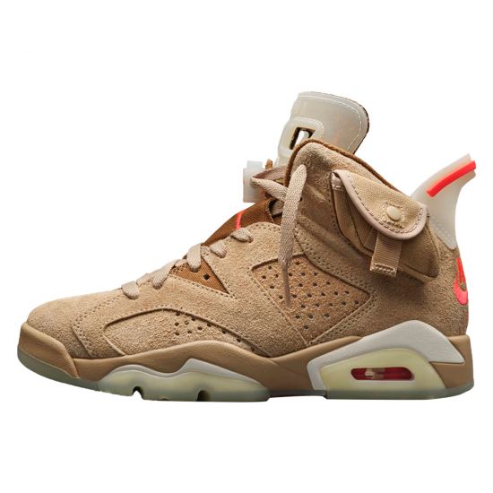 Jordan 6 Retro Travis Scott British Khaki Mens Style : Dh0690