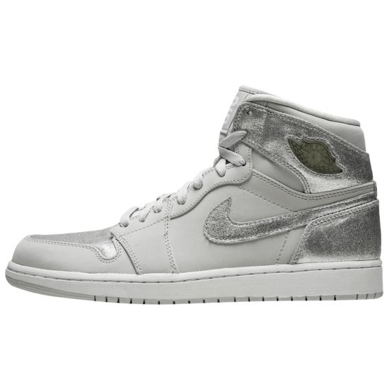 Jordan 1 Retro Hi Silver Style # 396009