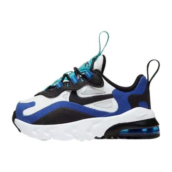 Nike Air Max 270 React White Hyper Blue Oracle Aqua (PS)