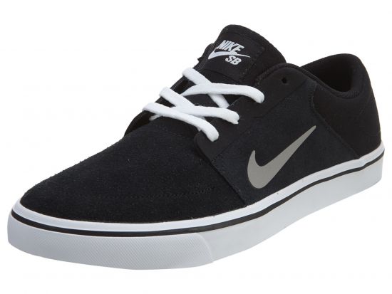 Nike Sb Portmore Black/Medium Grey-White-Gym Light Brown-012