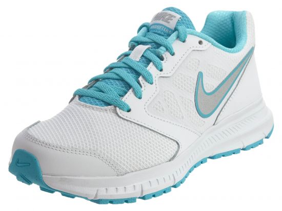 Nike Downshifter 6 White Metallic Silver-Gamma Blue-111