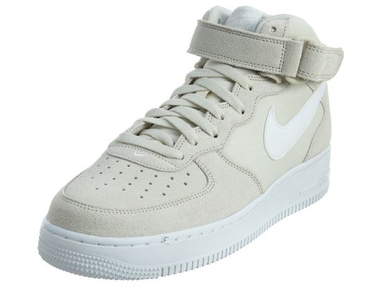 Nike Air Force 1 Mid '07 Light Bone/White-White-034