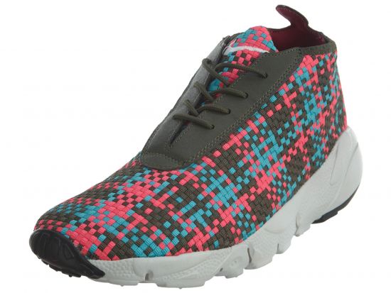 Nike Air Footscape Desert Chukka Cargo Khaki Hyper Jade-Hyper Pink-Umber-300