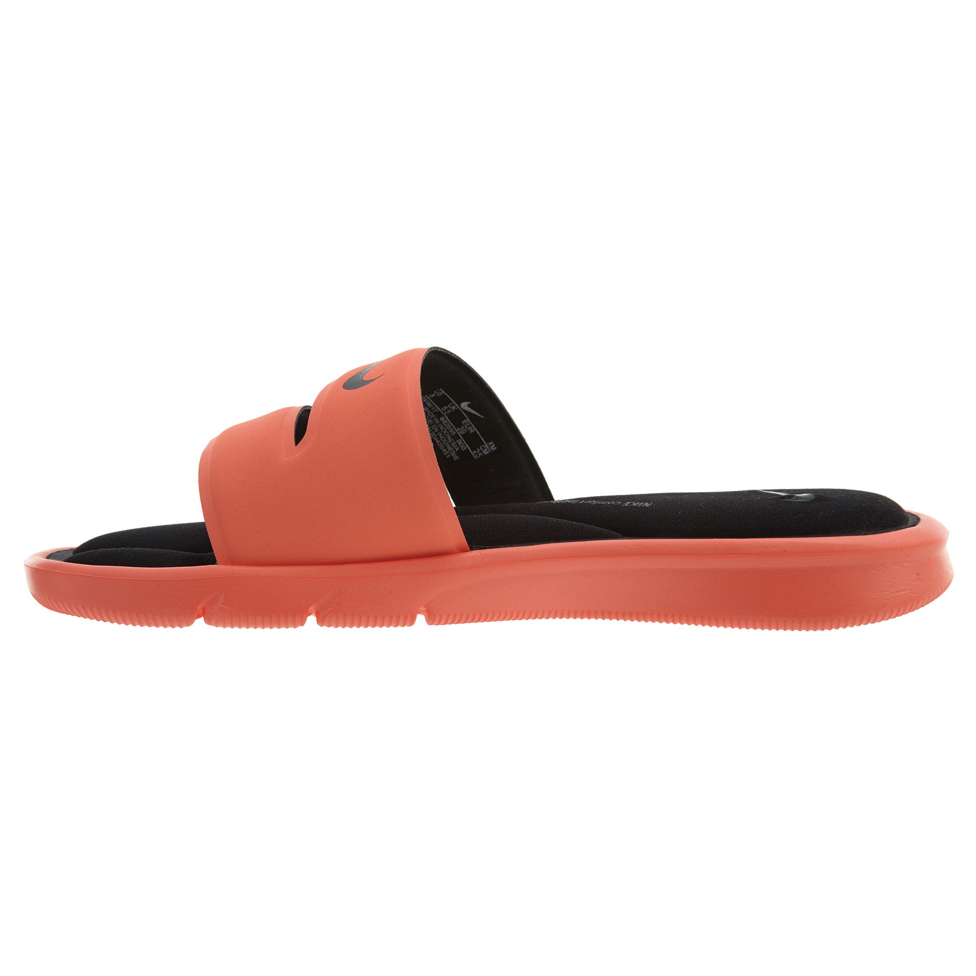 orange nike slides womens