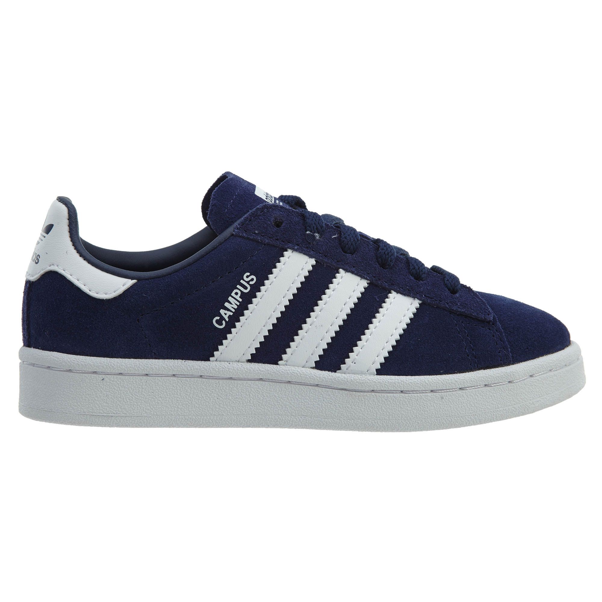 Adidas Campus Little Kids Style : By9593-Blue/Wht