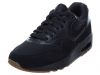 Nike Air Max1 Essential Black Black-Gum Medium Brown-020