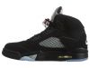 Jordan 5 Retro Black Metallic Mens Style : 845035