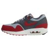 Nike Air Max1 Essential Wolf Grey/Gym Red-Dark Grey-062