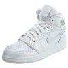 Jordan 1 Retro High Heiress Pure Platinum -100