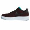 Nike Af1 Flyknit Low Black Black Team Red -002