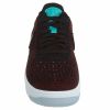 Nike Af1 Flyknit Low Black Black Team Red -002