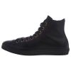 Converse Chuck Taylor All Star Knit + Fur High Leather Sneakers Unisex Style : 553365c