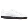 Puma Basket Classic Velcro B&w Big Kids Style : 363393