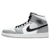 Jordan 1 Mid Light Smoke Grey Mens Style : 554724-092