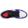 Jordan 1 Low Court Purple White Mens Style : 553558-500