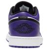 Jordan 1 Low Court Purple White Mens Style : 553558-500