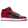 Jordan 1 Mid Chicago Black Toe Big Kids Style : 554725-074