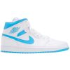 Jordan 1 Mid Unc Womens Style : Bq6472-114