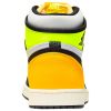 Jordan 1 Retro High White Black Volt University Gold Mens Style : 555088-118