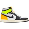 Jordan 1 Retro High White Black Volt University Gold Mens Style : 555088-118