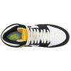 Jordan 1 Retro High White Black Volt University Gold Big Kids Style : 575441-118